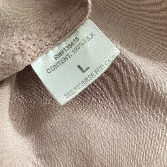 ❤️❤️ 100% Silk Muave Light Pink Purple Tank Top - Picture 3 of 3